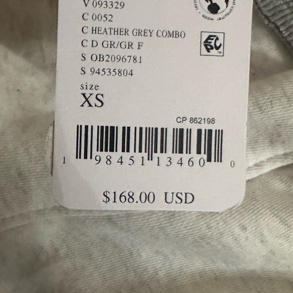 FP Movement by Free People Making It Sweatpants Bib Overalls Grey Combo Size XS - Picture 7 of 8